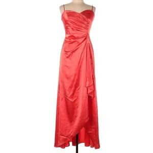 Morgan & Co. Women's Red and Orange Dress